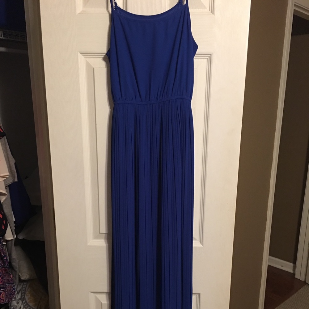 Blue maxi dress